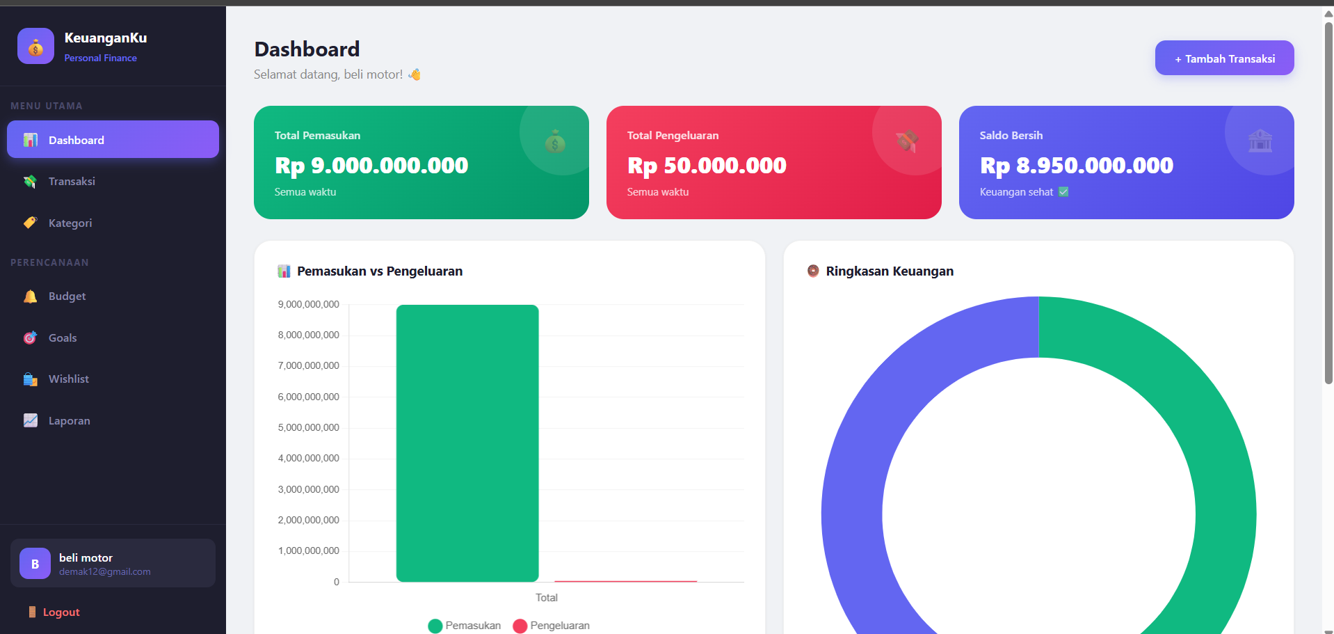 KeuanganKu โ Personal Finance