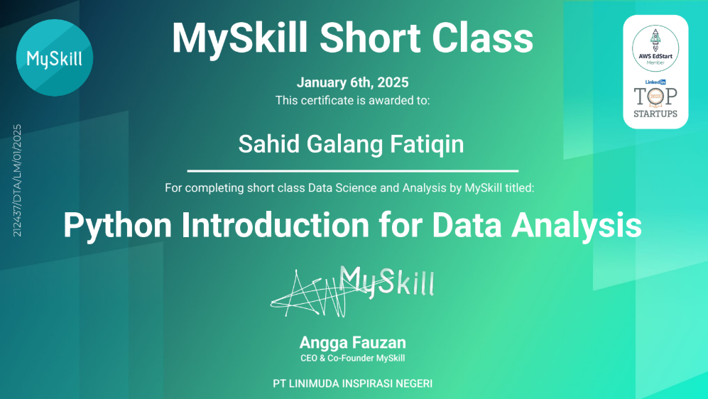 Python Introduction for Data Analysis